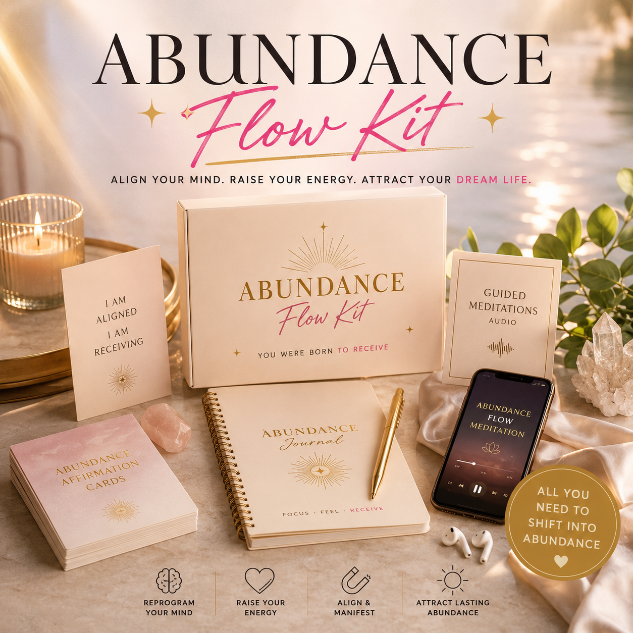 Count to Three + Abundance Flow Kit